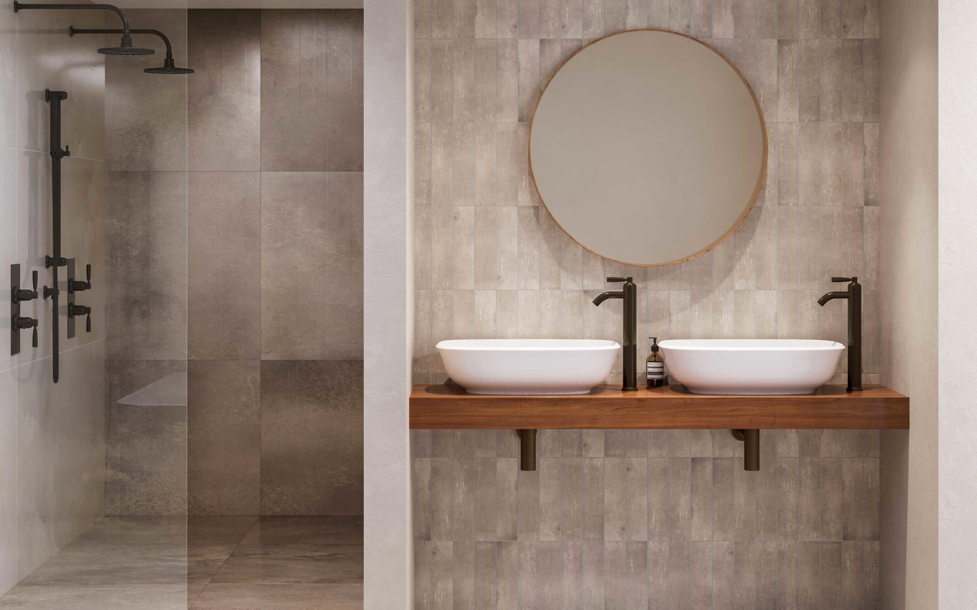 Langbourn Tall Single Lever Basin Mixer - English Bronze